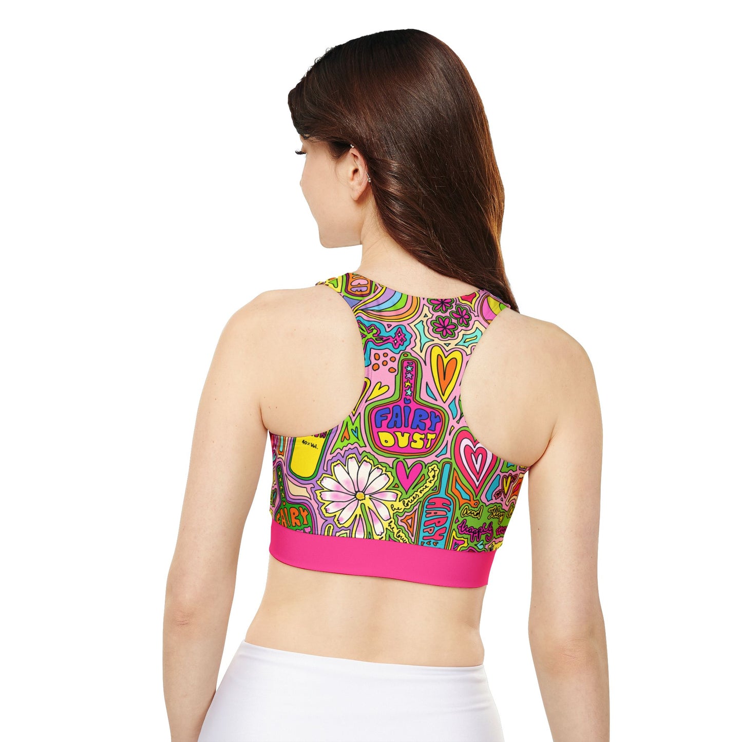 High-Neck Sports Bra | Fairytale