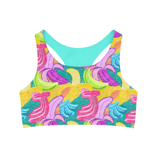 Light and Stretchy Seamless Sports Bra | Banana Salad