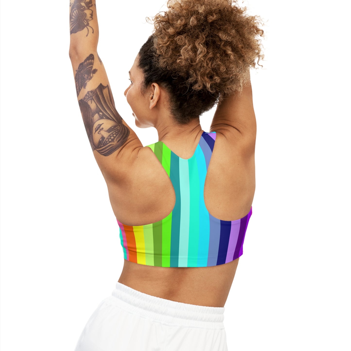 Light and Stretchy Seamless Sports Bra | Color Test