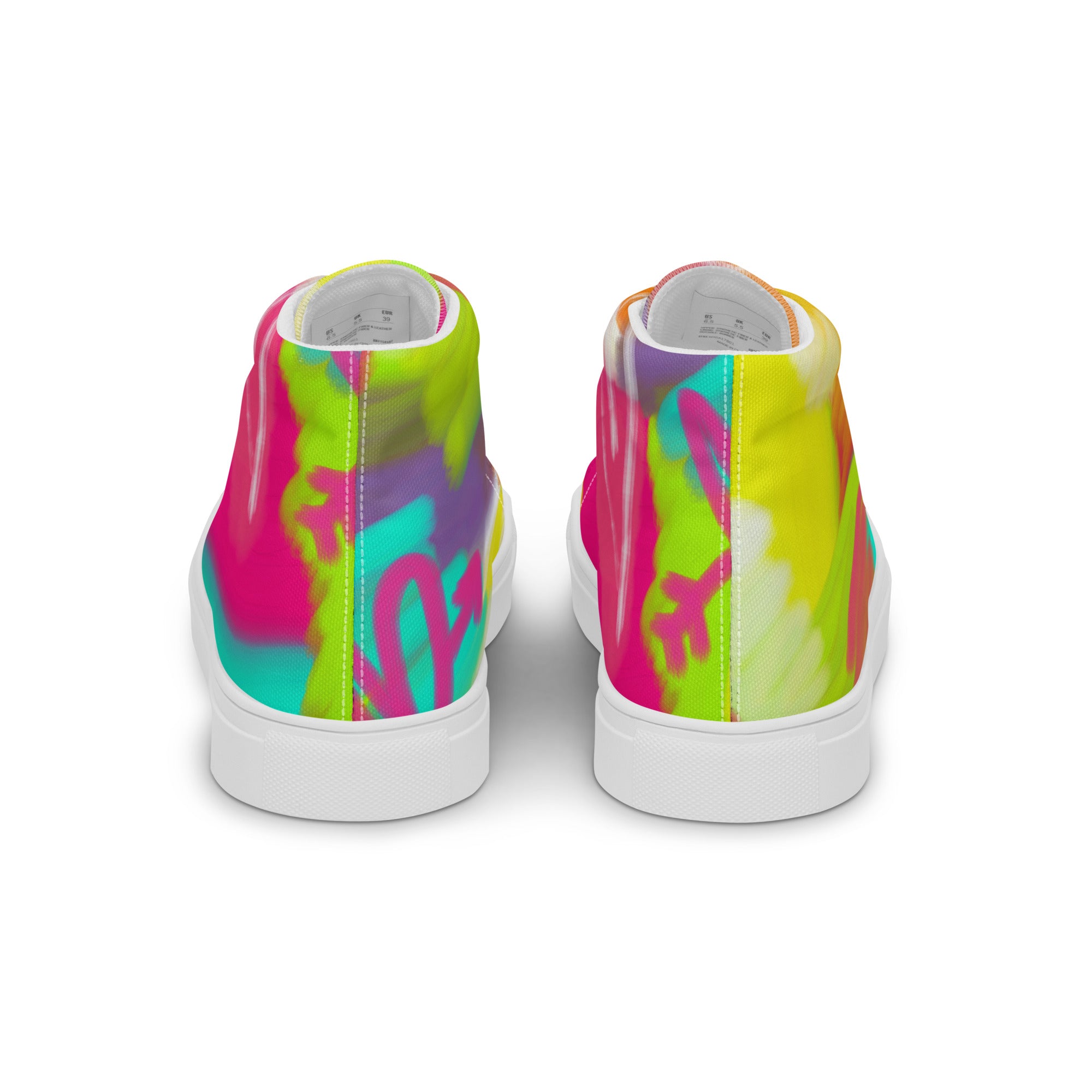 High Top Canvas Shoes - Lovestruck