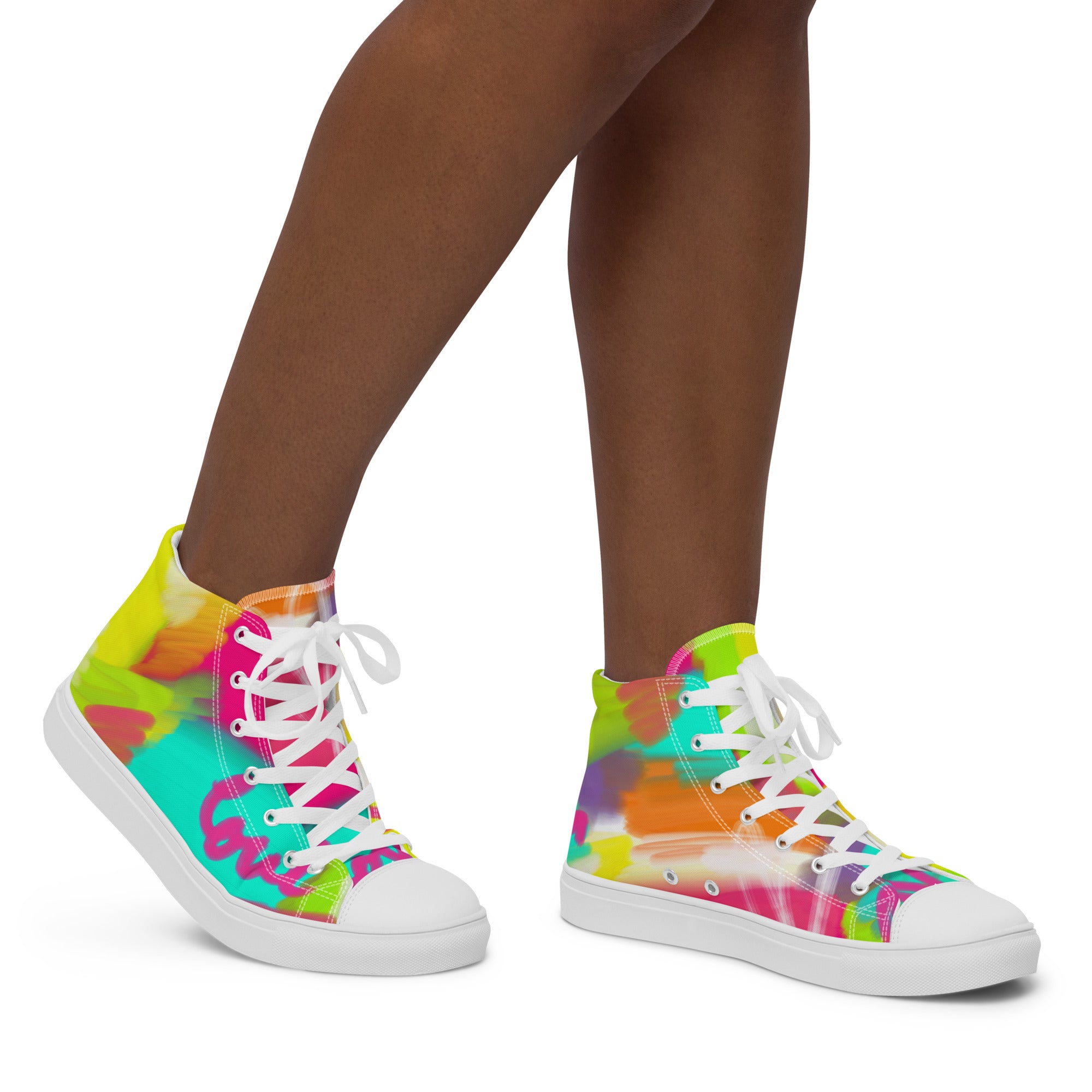 High Top Canvas Shoes - Lovestruck