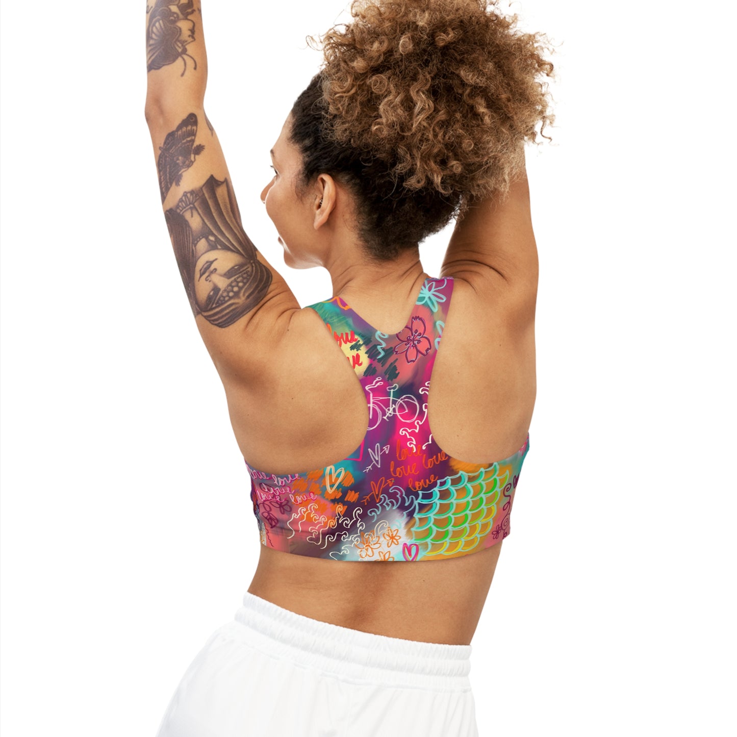 Light and Stretchy Seamless Sports Bra | Peace Love and Sakura