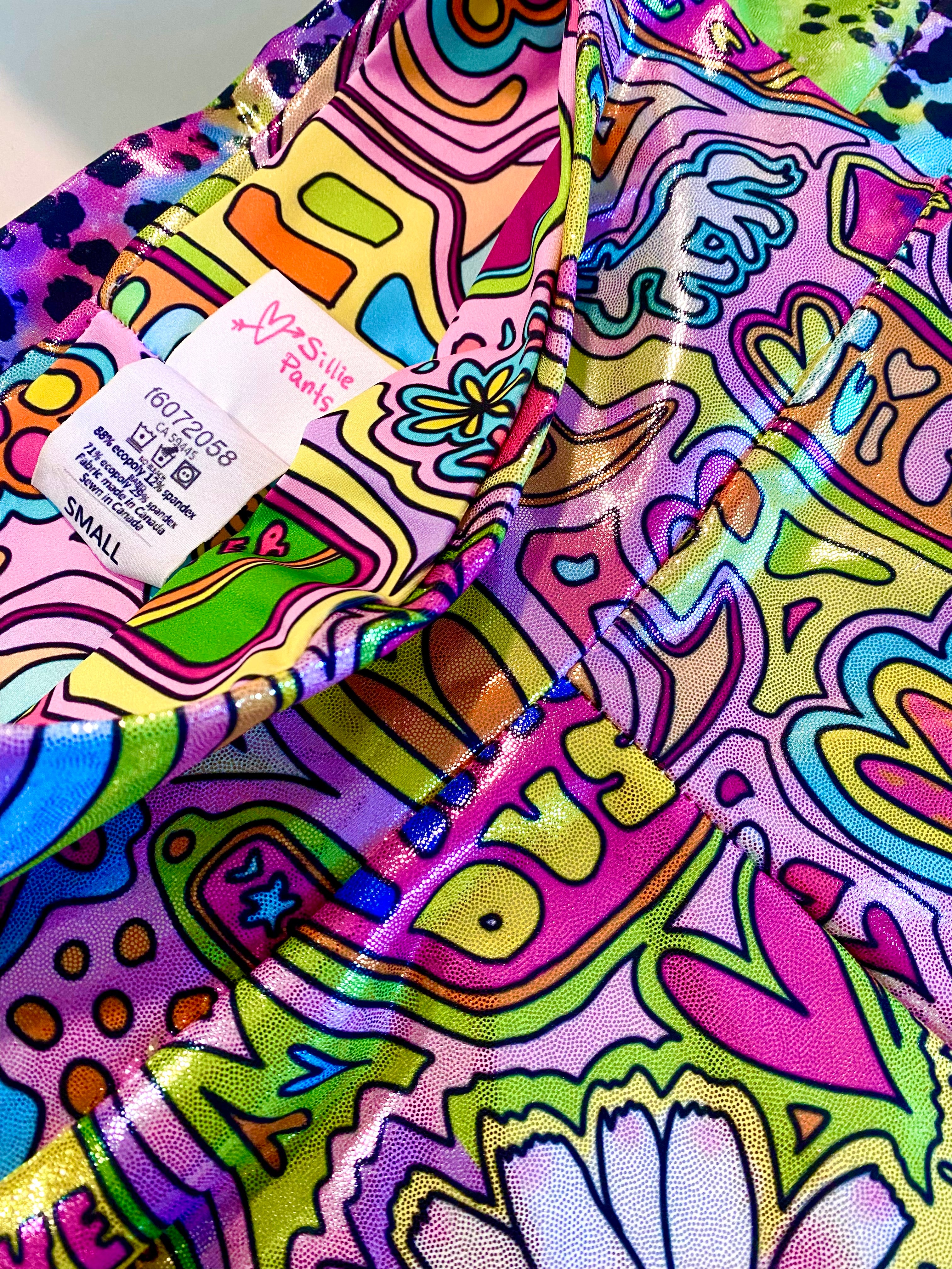GLITTER Sculpting High-Waist Compression Yoga Shorts | Fairytale