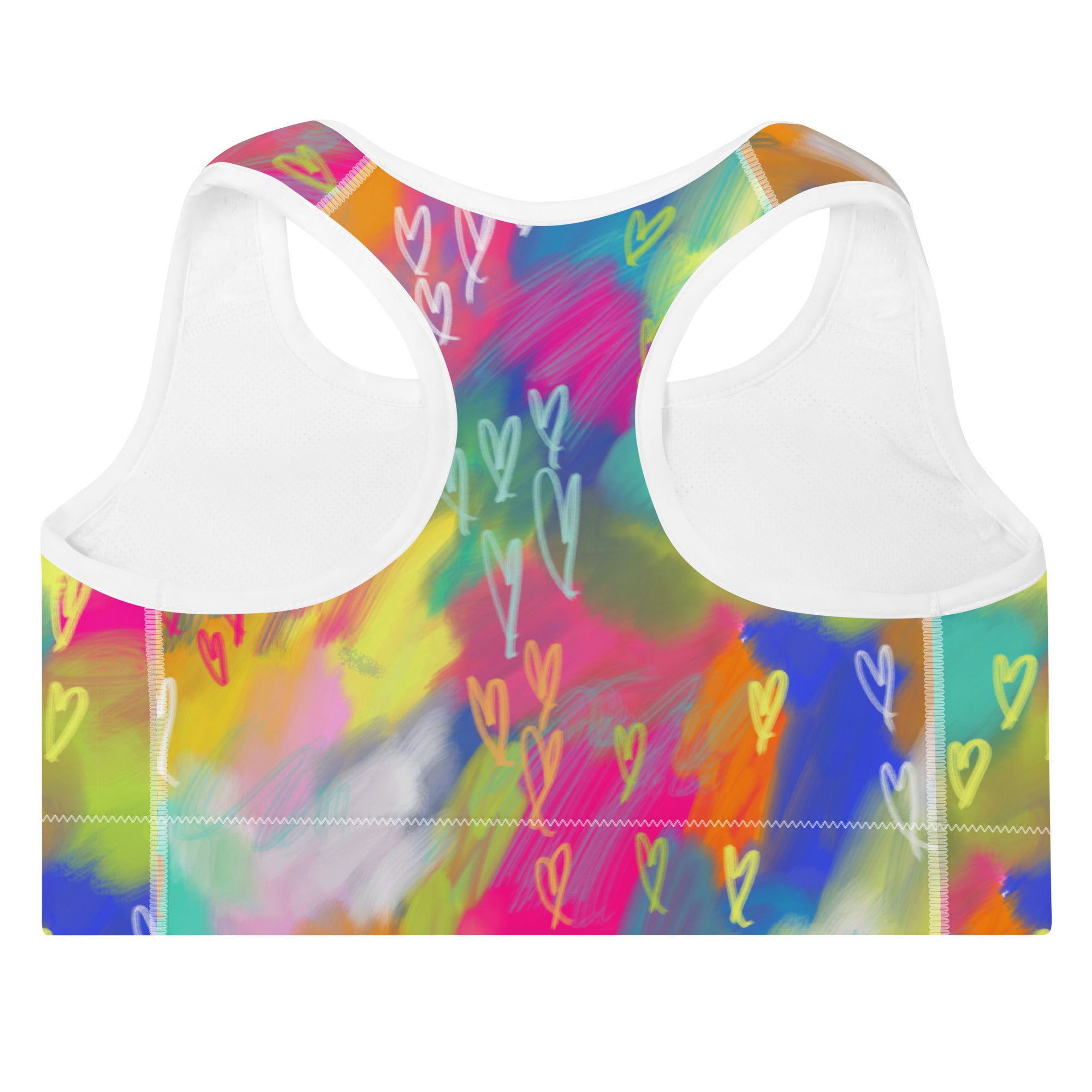 Strong and Supportive Classic Sports Bra | Abstract Colors