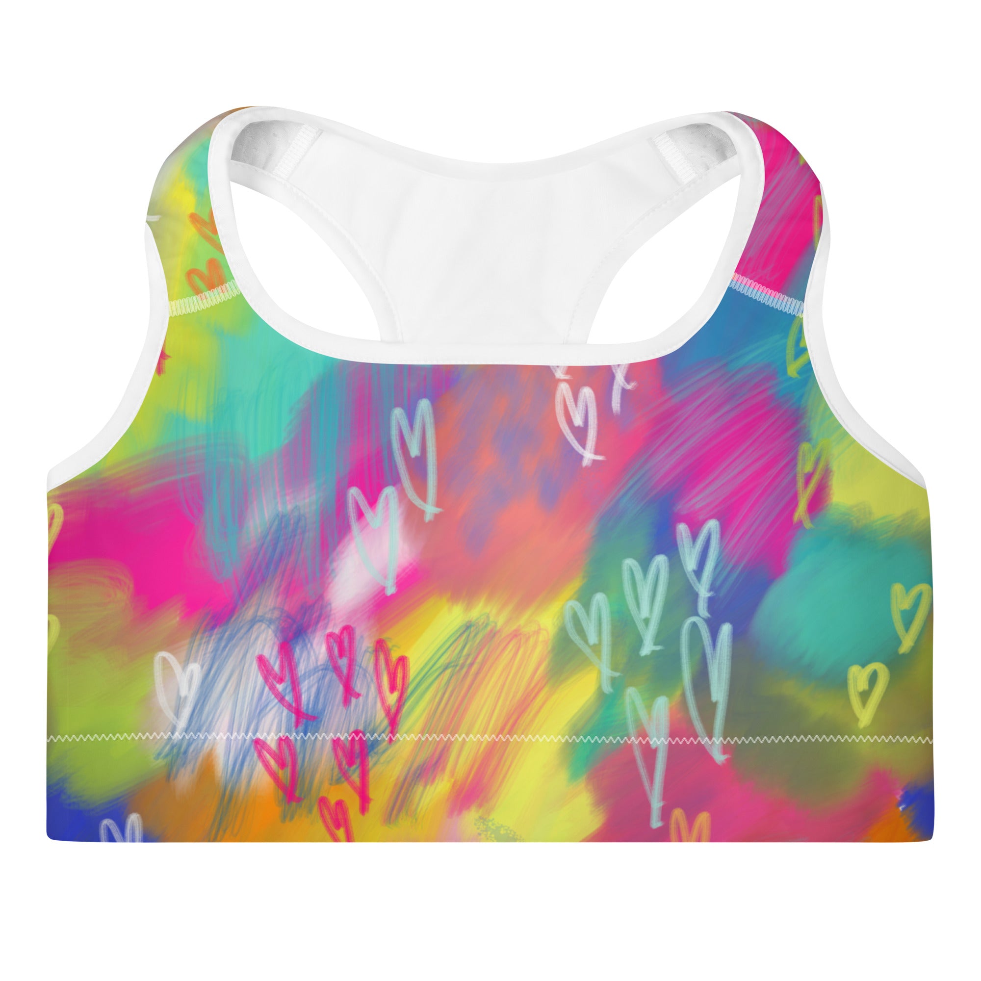 Strong and Supportive Classic Sports Bra | Abstract Colors