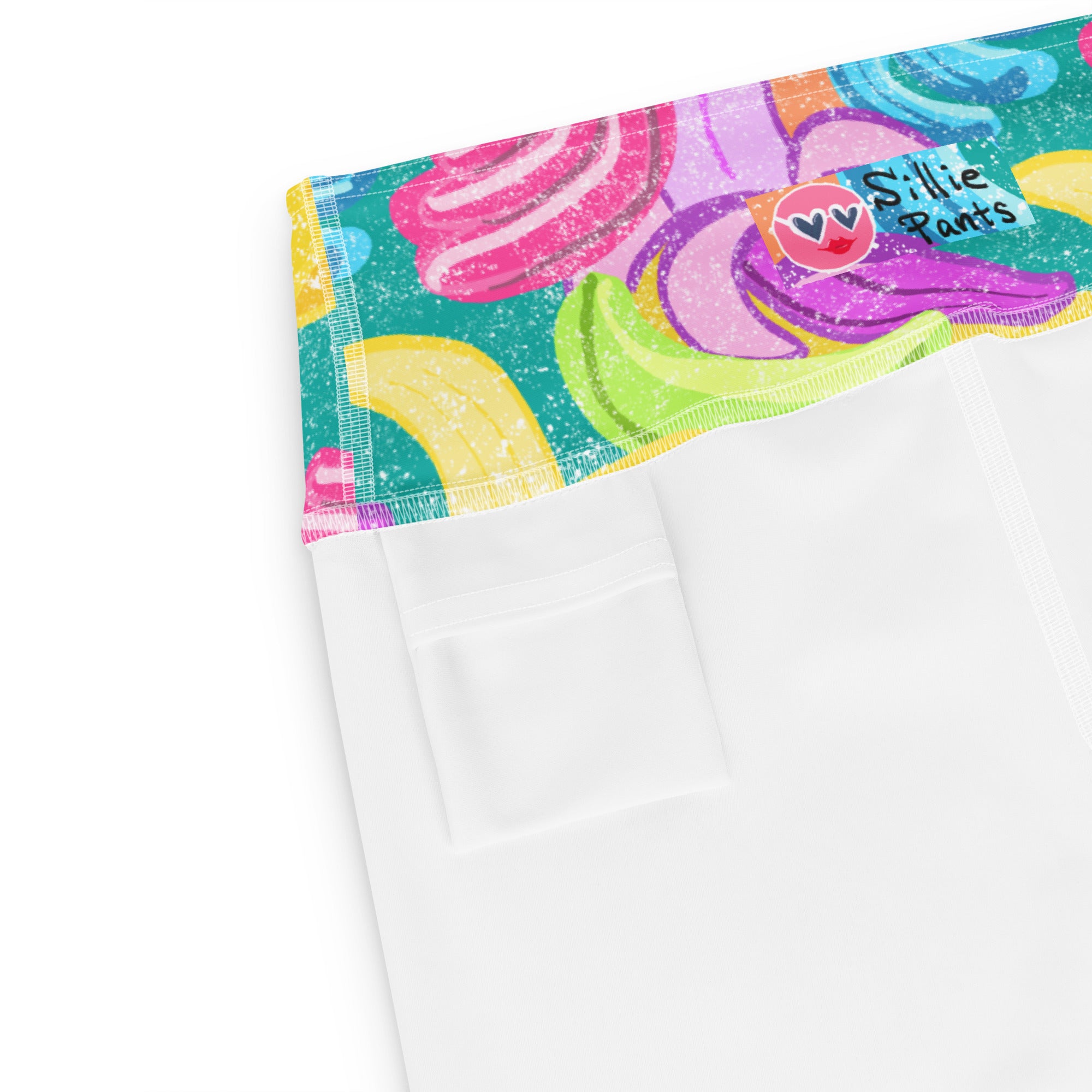 Colorful Bananas Soft Stretch Yoga Leggings