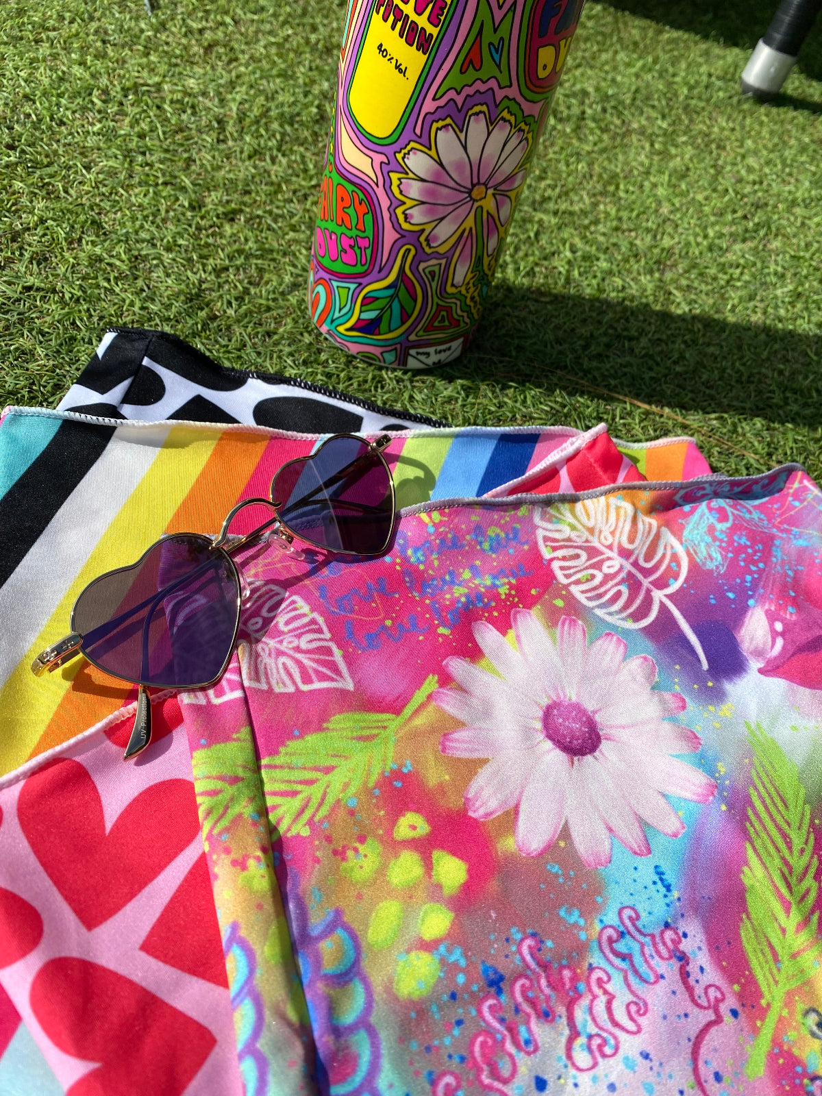 colorful wide headbands laid flat